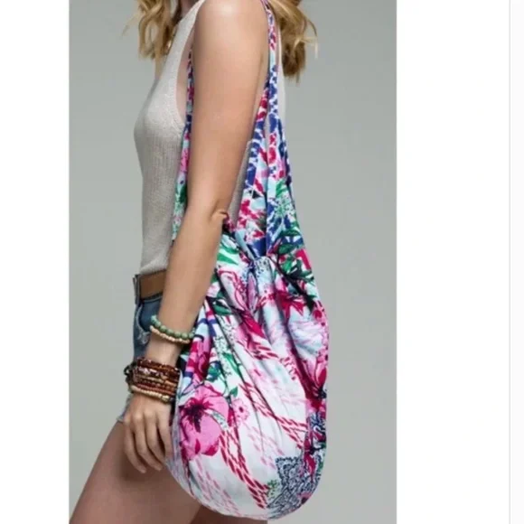 🎉Host Pick x2🎉 NWT Very Colorful California  Dreaming Bohemian Bag! - Picture 5 of 8